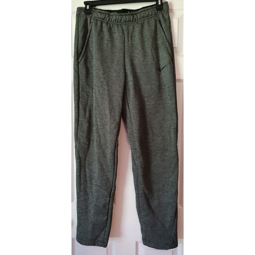 Men's Nike Therma-Fit Sweatpants Fleece Pockets Drawstring Gray - Medium NWT